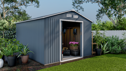 Garden Shed 11 x 10ft Cold Grey