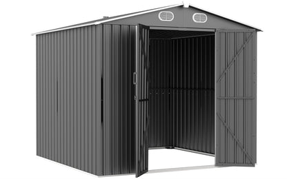 Garden Shed 8 x 8ft Shadow Grey