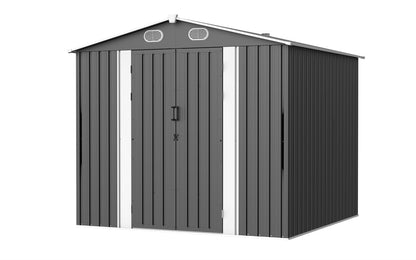 Garden Shed 8 x 8ft Shadow Grey