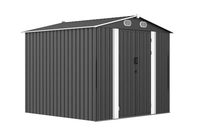 Garden Shed 8 x 8ft Shadow Grey